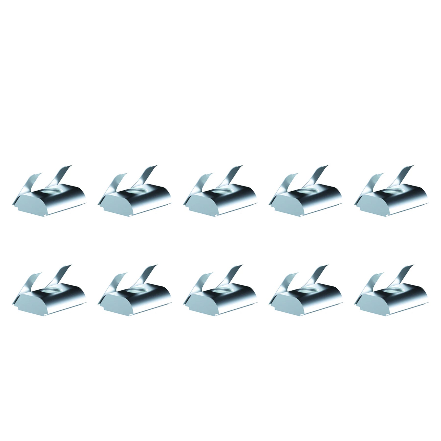 1/4" x 20 Leaf Spring T Nut Standard OBSIDIAN Omni Rail Mounting (Quantity 10)
