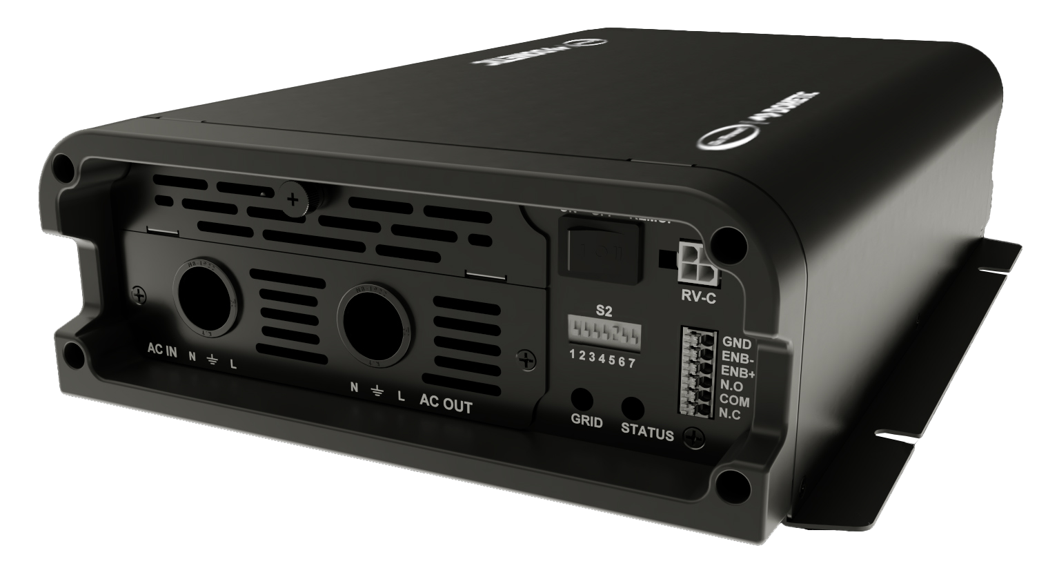 Go Power! 3000W Pure Sine Wave Inverter with Transfer Switch 12V