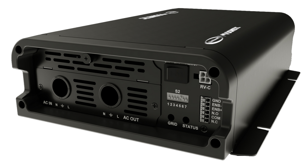 Go Power! 1200W Pure Sine Wave Inverter with Transfer Switch 12V