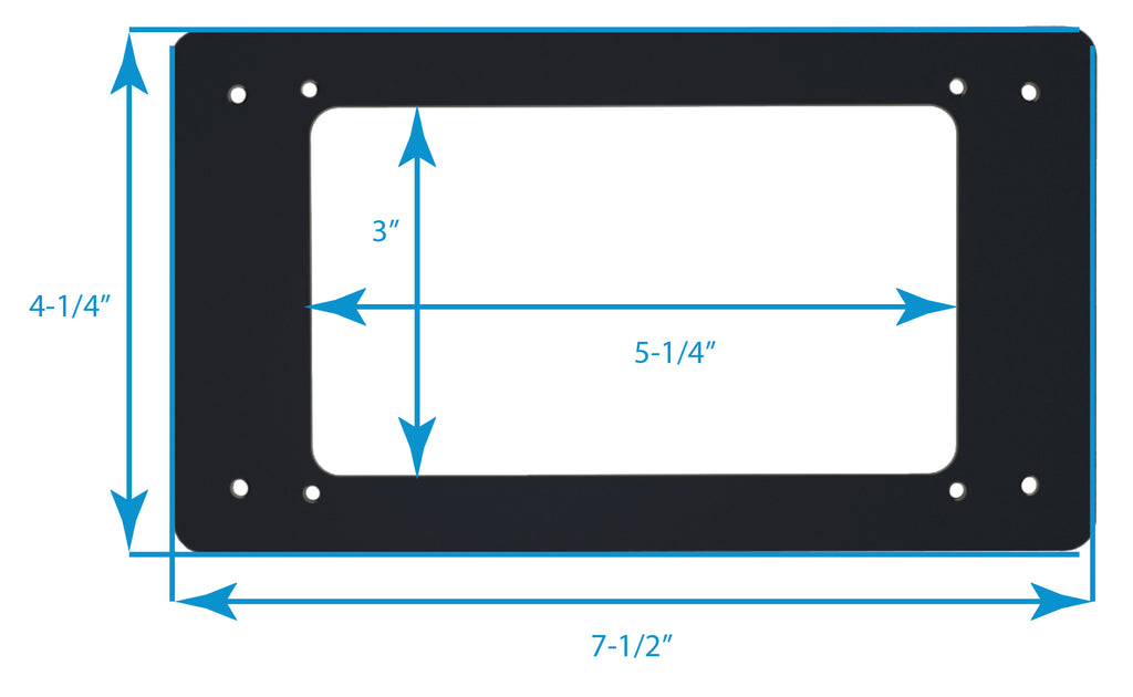 Adapter Plate with Hardware for SB-PWM 10 Amp + 30 Amp Solar Controller
