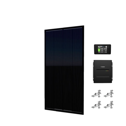 Go Power! 110W OBSIDIAN™ Series 9 Solar Kit with PowerTrak™ MPPT Controller