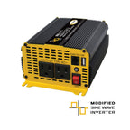 Go Power! 800 Watt Heavy-Duty Modified Sine Wave Inverter